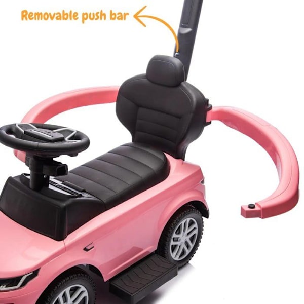 Porteur Barn 2-i-1 - Land Rover Discovery - 1 till 3 år - Rosa Rosa