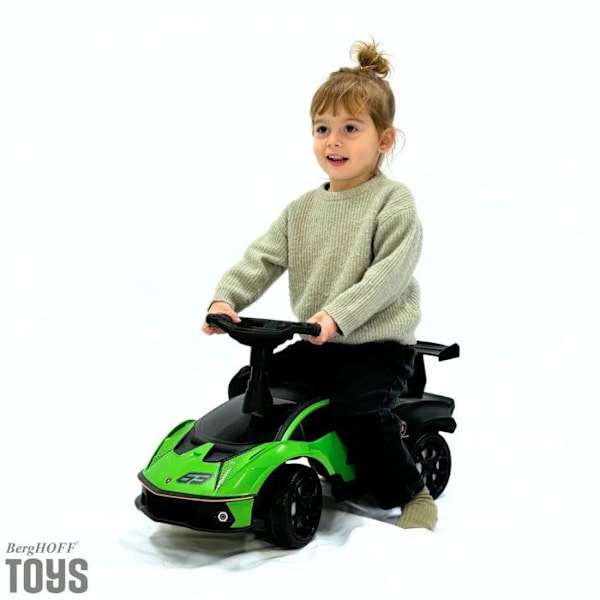 Barnbärande Lamborghini - för spädbarn - 1 till 3 år - Grön Grön