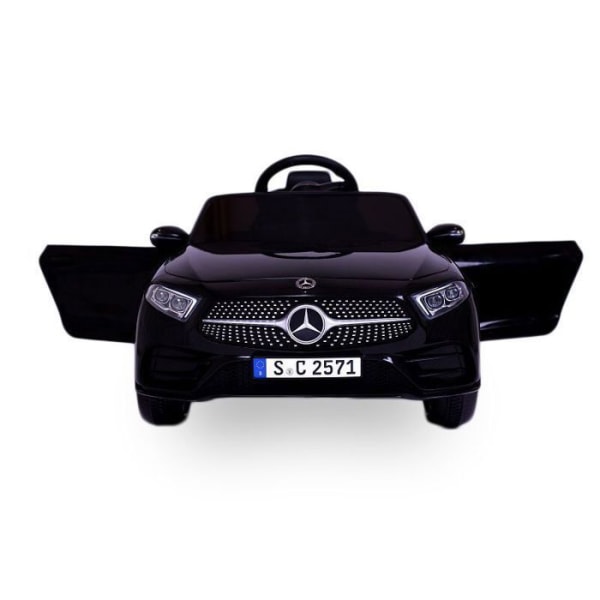 Elbil för barn Mercedes CLS350 - 12V Motor - Fjärrkontroll - MP3 - Svart