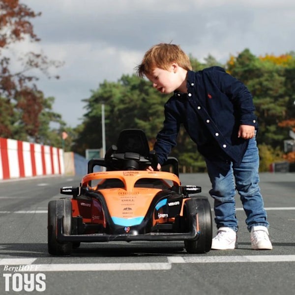 Elbil Barn 12V - McLaren Formel 1 - 1 till 5 år - Orange Flera färger