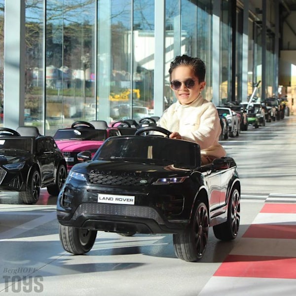 Elbil 12V - Range Rover Evoque - 2 till 6 år - EVA-hjul - Svart Svart