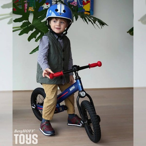 Draisienne Barn MINI - 3 till 6 år - Gummidäck 12" - Svart