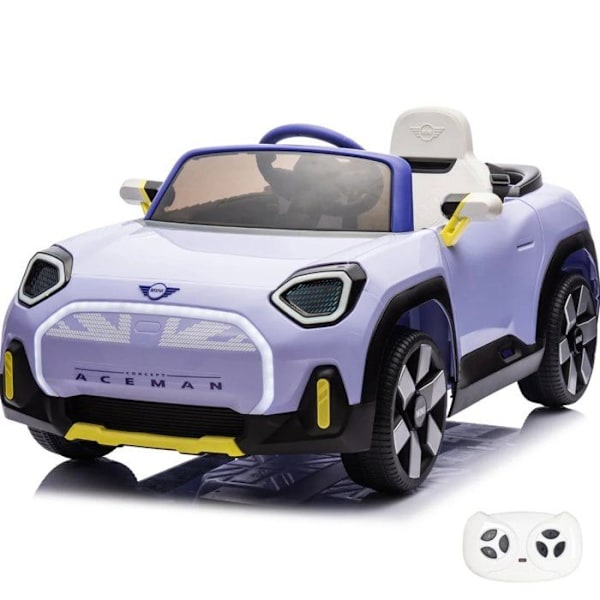 Elbil Barn 12V - MINI Aceman - 1 till 5 år - Lila