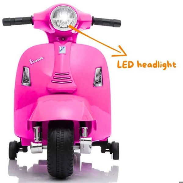 Eltruck för barn - Vespa GTS - 6V - 1 till 3 år - Rosa Rosa