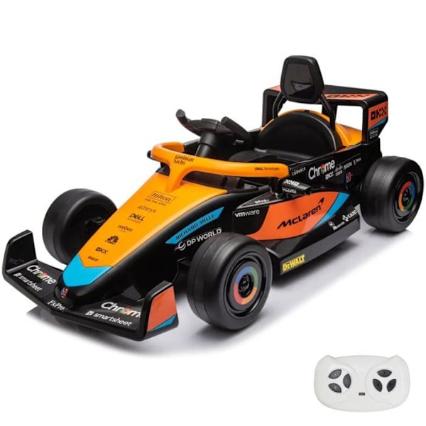Elbil Barn 12V - McLaren Formel 1 - 1 till 5 år - Orange Flera färger