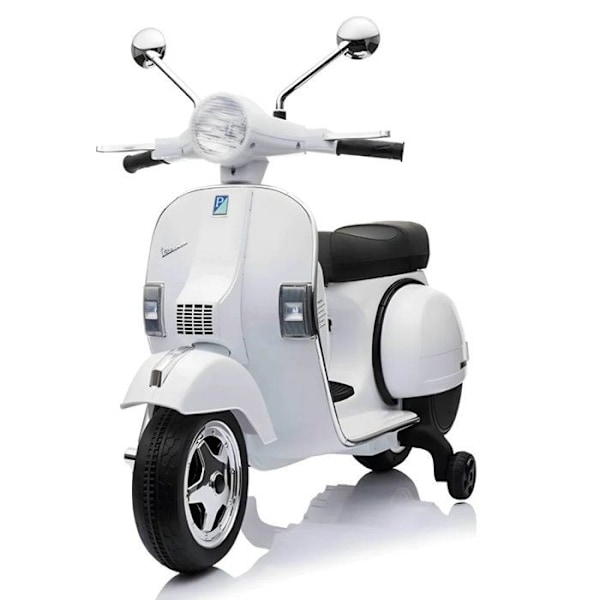 Elcykel för Barn - Vespa PX150 - 12V - 3 till 6 år - Vit Vit