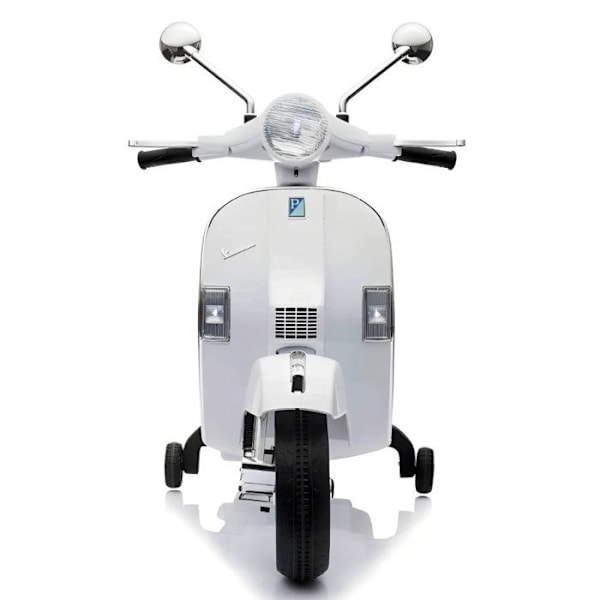 Elcykel för Barn - Vespa PX150 - 12V - 3 till 6 år - Vit Vit