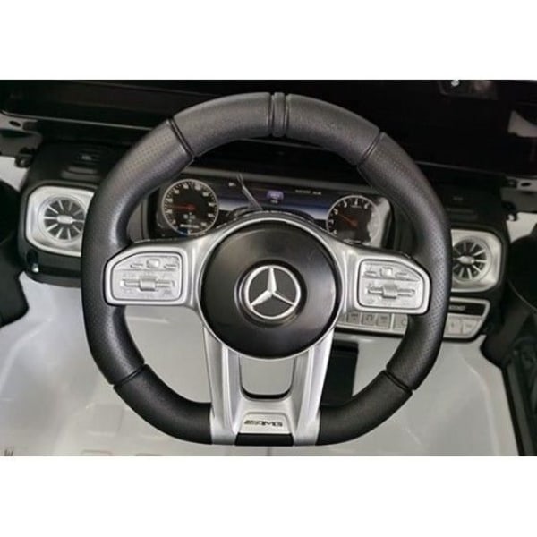 Elbil för barn Mercedes G63 Sport - Mercedes märke - Läderstolar - Lampor - MP3 - Svart