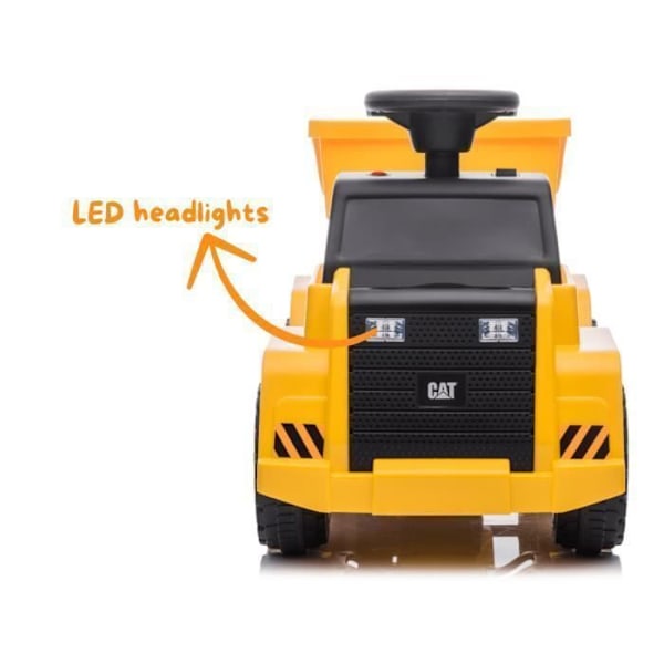 Eltruck Elektrisk 6V - CAT - 1 till 3 år - Gul Gul