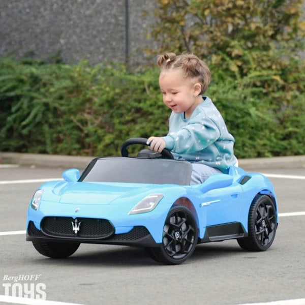 Barnbil 12V - Maserati MC20 Cielo - 1 till 5 år - Blå