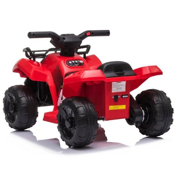 El-elektrisk fyrhjuling för barn - ATV 5000 - 1 till 3 år - Batteri 7.4V - Röd Röd