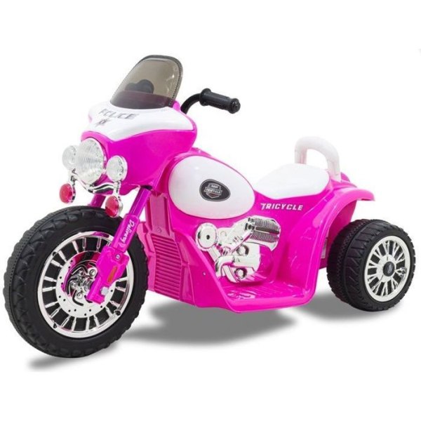 Elmotorcykel för barn Wheely Pink - Kijana - 2 hjul - 6V - 4km/h - 1-3 år