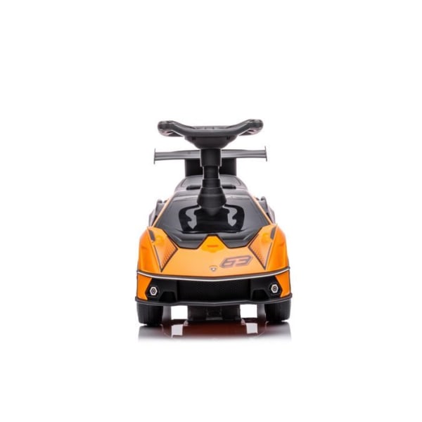 Lamborghini Child Ride-On - Orange - Push Car med fack och horn