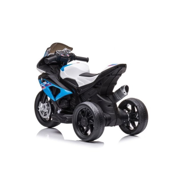 BMW HP4 elektrisk trehjuling för barn i åldrarna 1 till 4 år, 12V, upp till 5km/h, musik och ljus - Blå