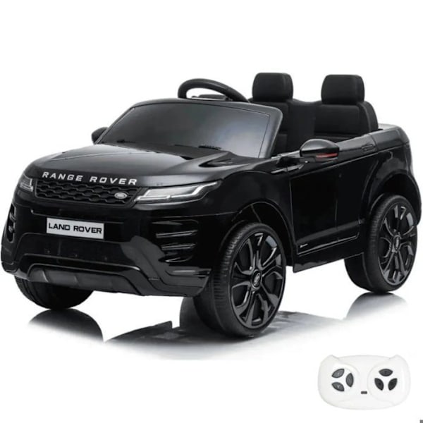 Elbil 12V - Range Rover Evoque - 2 till 6 år - EVA-hjul - Svart Svart