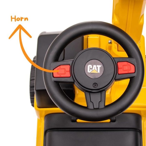 Barnvagn Barn - CAT Grävmaskin för Barn - 1 till 3 år - Gul Gul