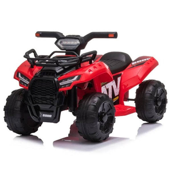 El-elektrisk fyrhjuling för barn - ATV 5000 - 1 till 3 år - Batteri 7.4V - Röd Röd