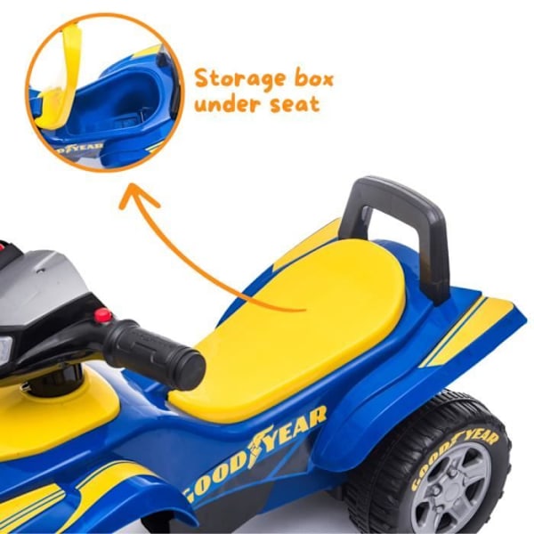 Goodyear ATV Bärsele - för spädbarn - 1 till 3 år - Blå Blå