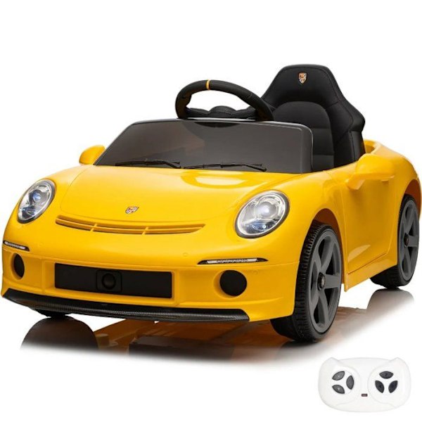 Barnbil Elektrisk 12V - RUF GT - 1 till 5 år - Gul Gul