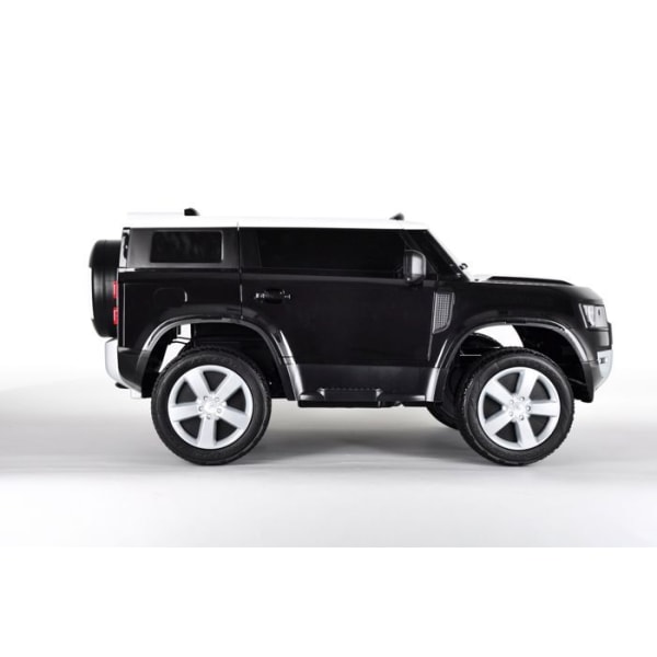 Land Rover Defender elbil för barn - 6 månader till 6 år - 12V - Med fjärrkontroll - Svart