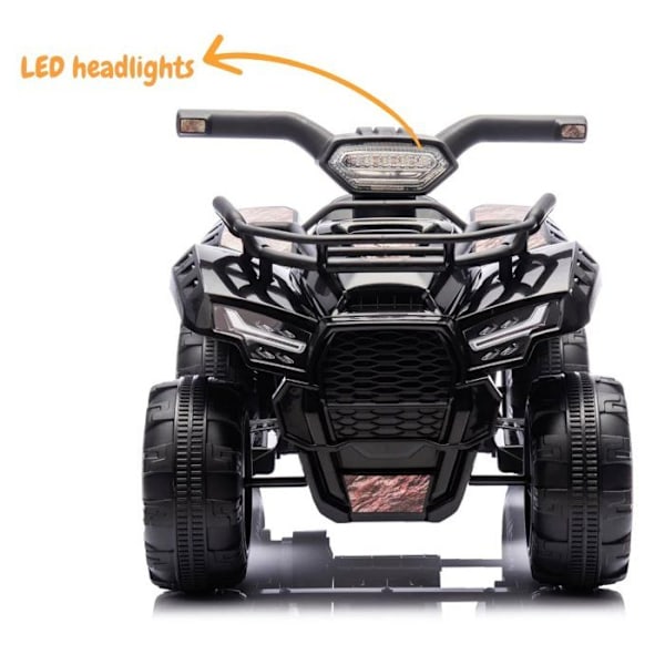 Elbilar för barn - ATV 5000 - 1 till 3 år - Batteri 7.4V - Svart Svart