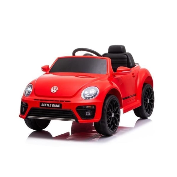 Elbil för barn Volkswagen Beetle - Röd - 6 månader till 6 år - 12V Motor - Fjärrkontroll