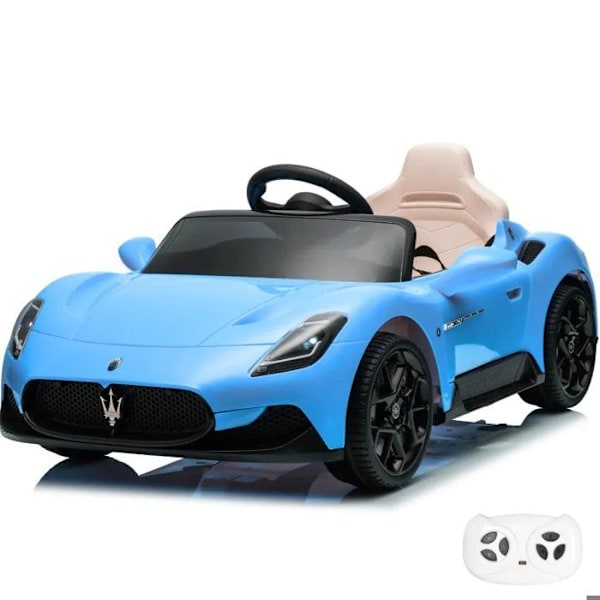 Barnbil 12V - Maserati MC20 Cielo - 1 till 5 år - Blå