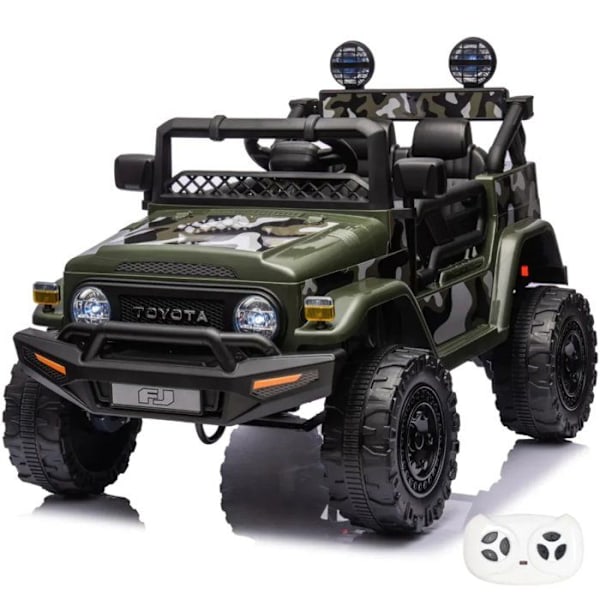 Batteribil för Barn - Toyota FJ Cruiser - 12V - 1 till 6 år - Grön Grön