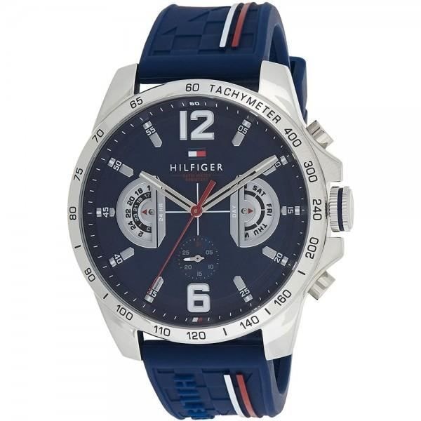 Klocka - Tommy Hilfiger - 1791476 - Kvarc - Silikon - Unisex - Återvunnen A+ Blå