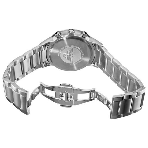Ur - Emporio Armani - AR2448 - Stål - Sort - 5 ATM vandtæt Svart