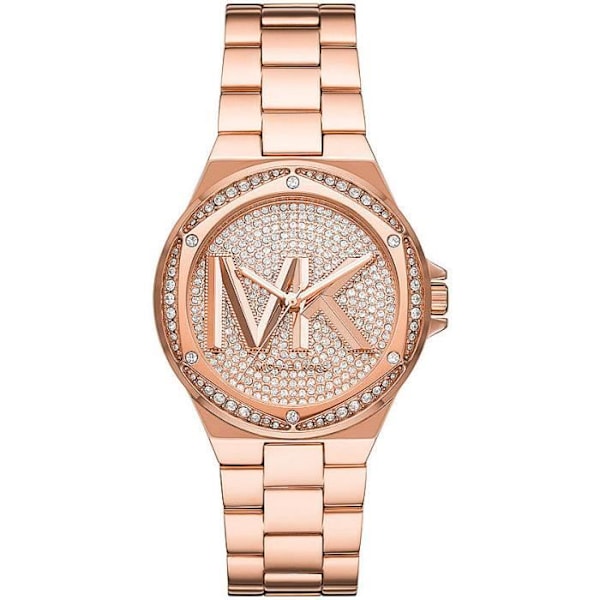 Ur - MICHAEL KORS - Lennox - Rustfrit stål - Roséguld - Vandtæthed 5 ATM Rose guld