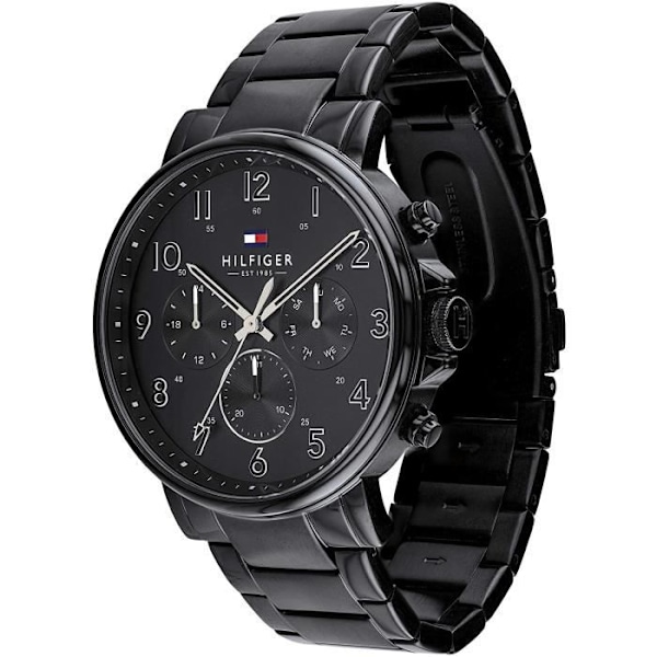 Armbandsur - 1710383 - Svart - Multifunktion - Vattentålighet 5 ATM - Analog visning -