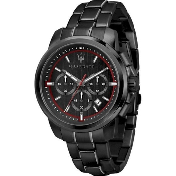 Chronograph Watch - Maserati - R8873621014 - Quartz - Sort - Rustfrit stål