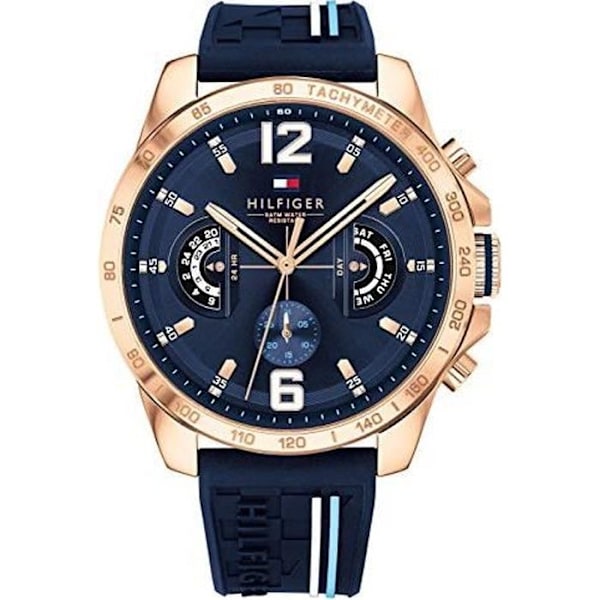 Ur - Tommy Hilfiger - 1791474 - Quartz - Silikone - Unisex - Analogisk Mörkblå