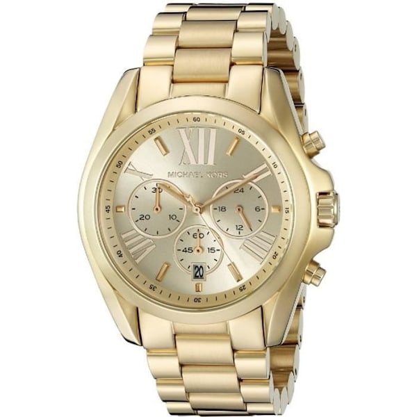 Dameur Kvinde - Michael Kors - MK5605 - Forgyldt rustfrit stål - Vandtæthed 10 ATM - Gulddial gyllene