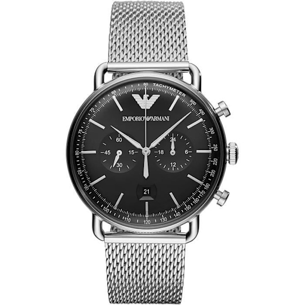 Klocka - EMPORIO ARMANI - AR11104 - Kronograf - Rostfritt stål - Svart Svart