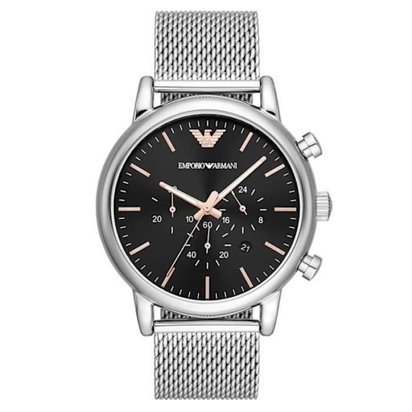 Emporio Armani - Klocka Herr - Kvarts - Klockchronograf - Armband i rostfritt stål Silver - AR11429 SILVER