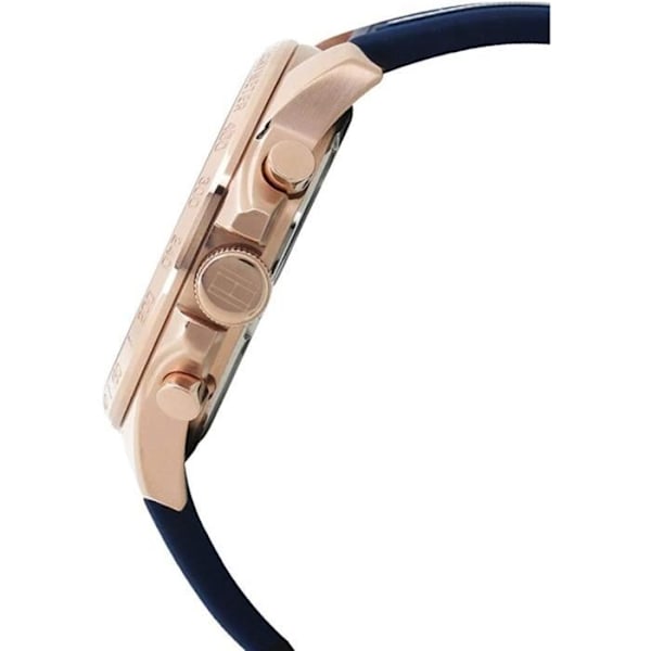 Tommy Hilfiger Herre MultiDial Quartz Watch med silikonerem 1791474 [9284] marinblå