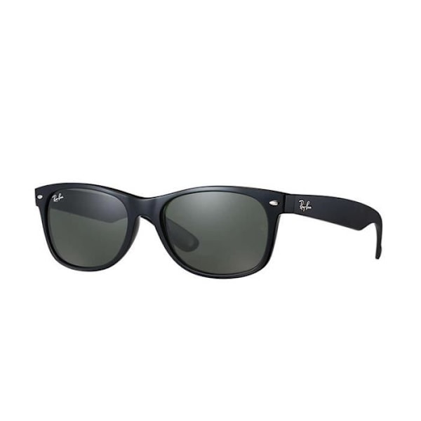 Ray-Ban New Wayfarer Classic solbriller - sorte - grønne linser RB2132 901 52-18