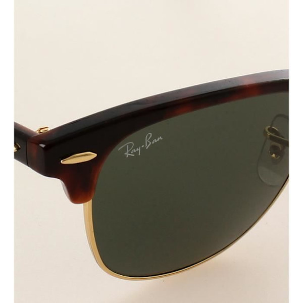 Solglasögon - Ray-Ban - RB3016 - Acetatbåge - Gröna linser - 100 % UV-skydd Havanna, guld