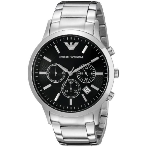 Klocka - EMPORIO ARMANI - AR2434 - 43mm - Rostfritt stål - Kvarts - Analogisk Silver