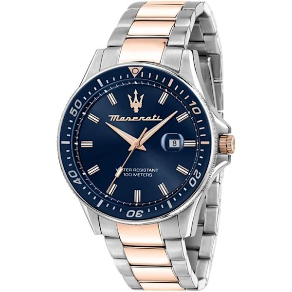 Klocka - MASERATI - Sfida - Rostfritt Stål - PVD Guld Rosé - 44mm Sportig Boett rosa guld
