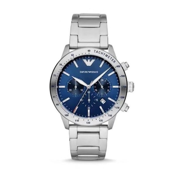 Ur - EMPORIO ARMANI - AR11306 - Kronograf - Blå urskive - Armbånd i rustfrit stål Blå