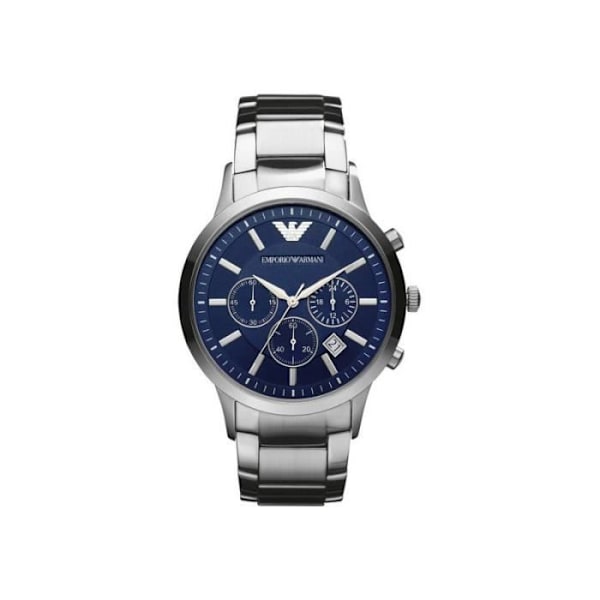 Klocka - Armani - AR2448 - Kvarts - 43 mm - 5 ATM vattentäthet - Färg Blå Se beskrivning eller titel