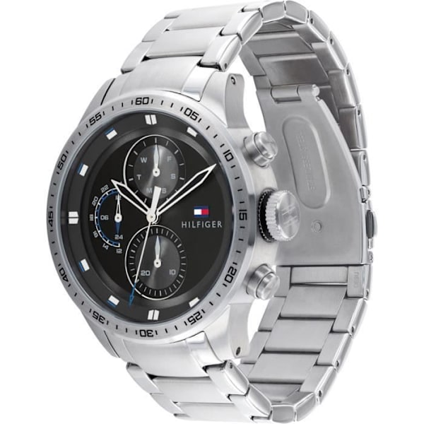 Ur - Tommy Hilfiger - 1791805 - Kvarts - Rustfrit stål - Vandtæthed 5 Atm Sølv, sort