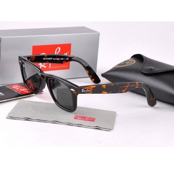 Solbriller - Ray-Ban - Wayfarer RB2140 902A - 50 mm - Sort - UV 3 beskyttelse Svart