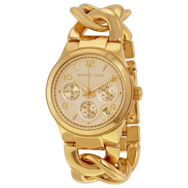 Klocka - Michael Kors - MK3131 - Guldurtavla - Armband i rostfritt stål - 37 mm gyllene