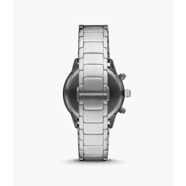 Mand Herren Emporio Armani - Quartz Chronograf - Stålhus 43mm - Vandtæt 3 ATM - Sort skive Svart