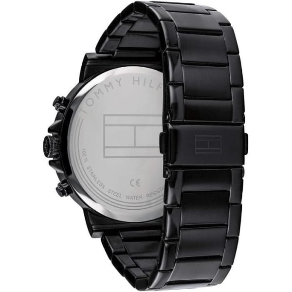 Armbandsur - 1710383 - Svart - Multifunktion - Vattentålighet 5 ATM - Analog visning -