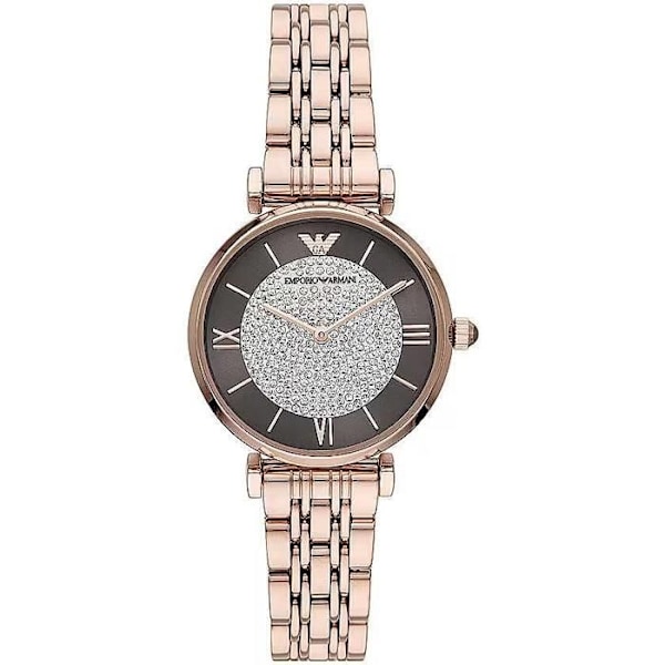 Emporio Armani Brons Steel Quartz Watch Dame